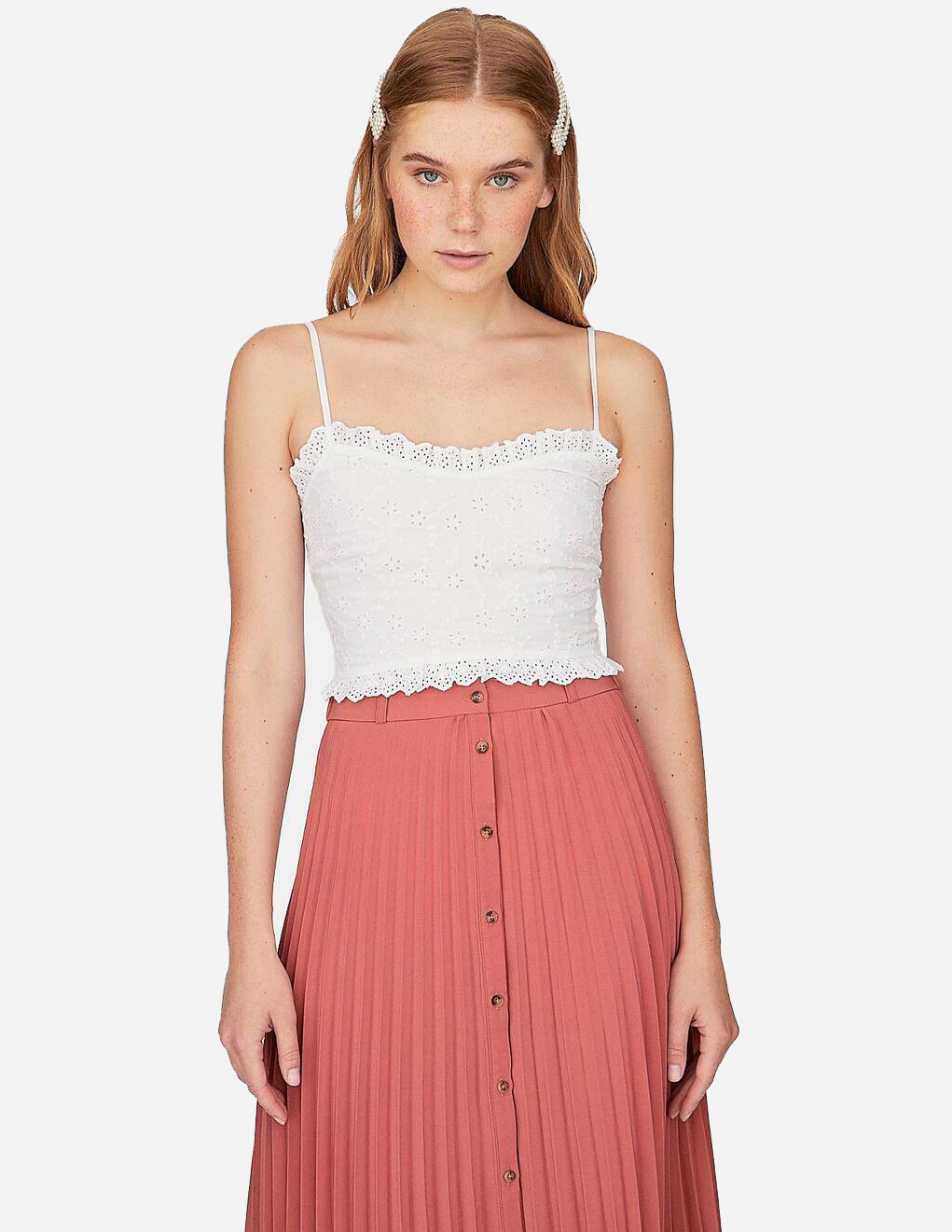 

Топ Stradivarius Ж1063893 (2206/162/003) цвет белый XS