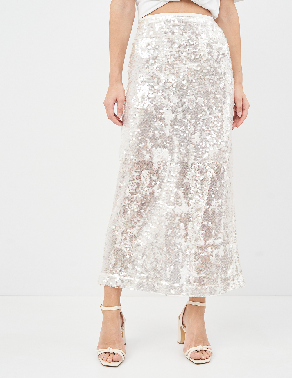 

Юбка Zara Ж1060199 (7697/047/808) цвет белый M