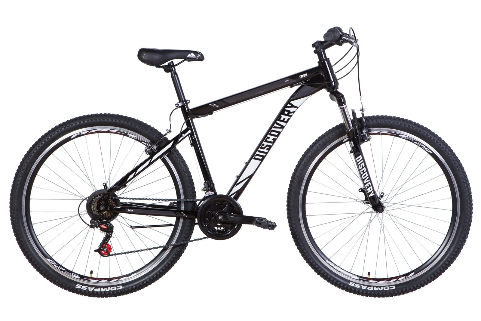 

Велосипед ST 29" Discovery TREK AM DD рама-21" черно-белый 2021