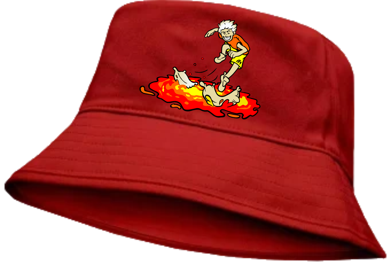 

Панамка детская Бумага новый мерч Влад А4 Пол это лава Красная