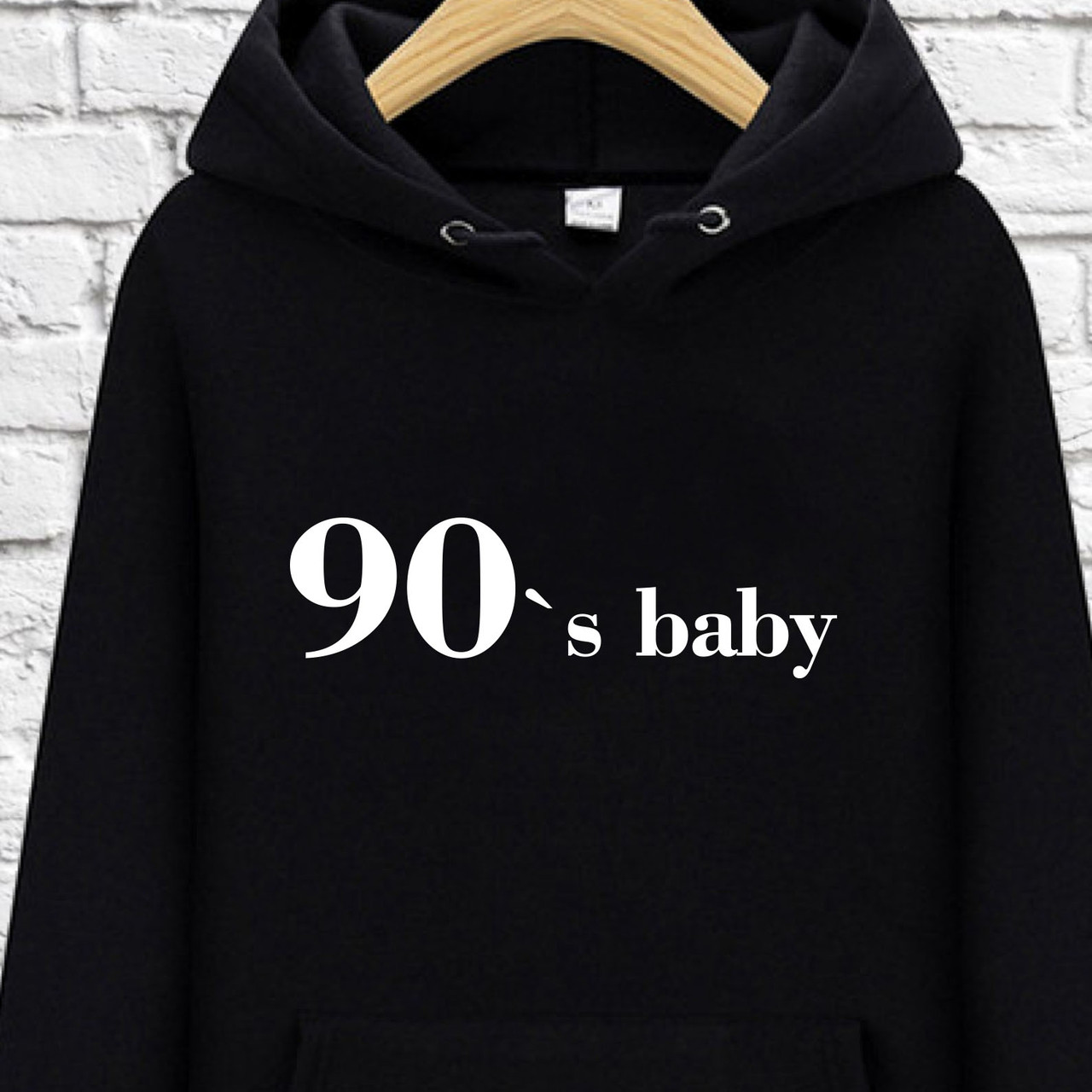 

Худи с принтом "90 baby" XXL