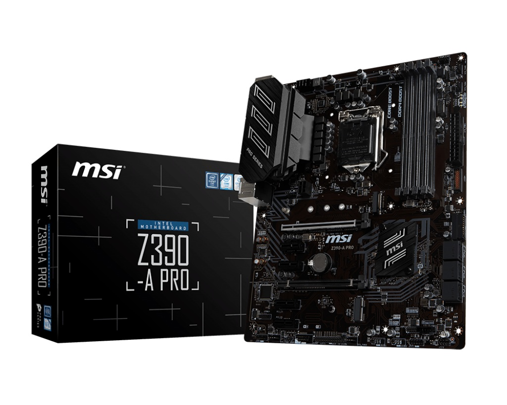 

Материнская плата MSI Z390-A Pro (s1151, Intel Z390, PCI-Ex16)