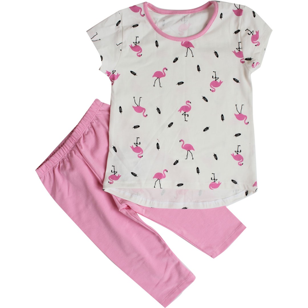 

Піжама дитяча для дівчинки 110 см. малюнок PD10-Flamingo-30 Ladan