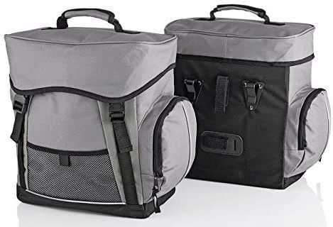

Велосипедная сумка на багажник Crivit Pannier Bag Set IAN278518 серая