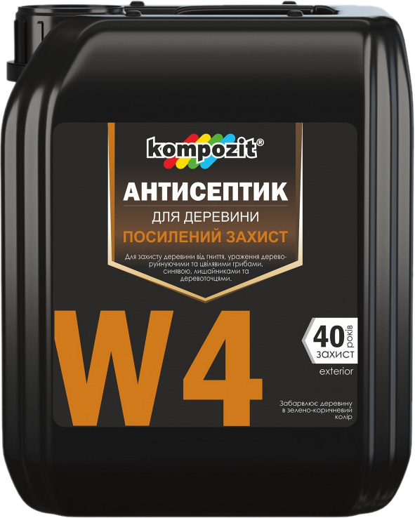 

Антисептик для усиленной защиты Kompozit W4 10 л (4820085742826)