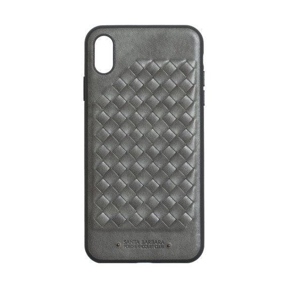 

Кожаный чехол-накладка Polo Ravel Case для Apple iPhone Xs Max (Серый)
