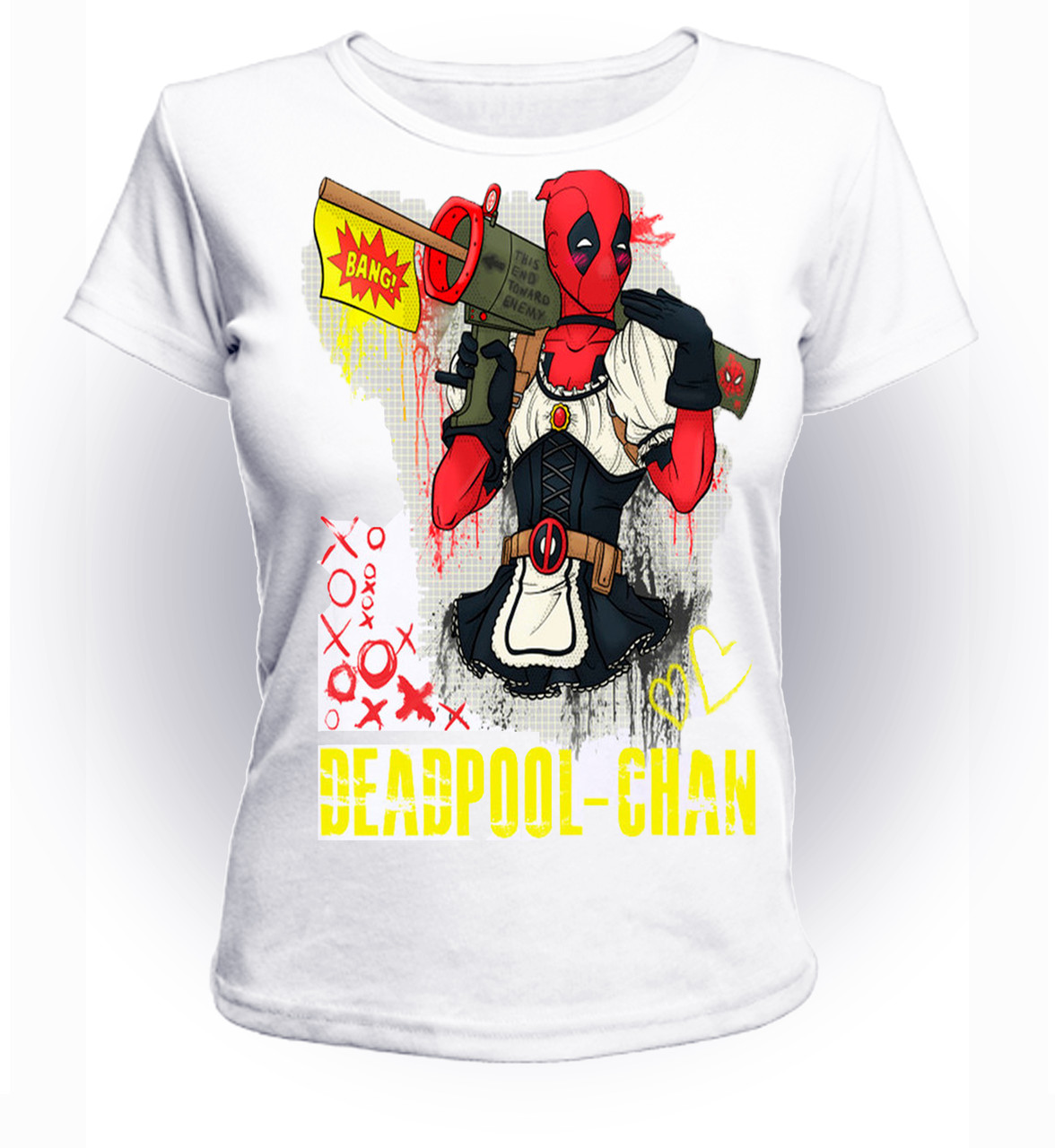 

Футболка GeekLand Дэдпул Deadpool chan DP.01.032 (FU21DP.01.032/girl-98)