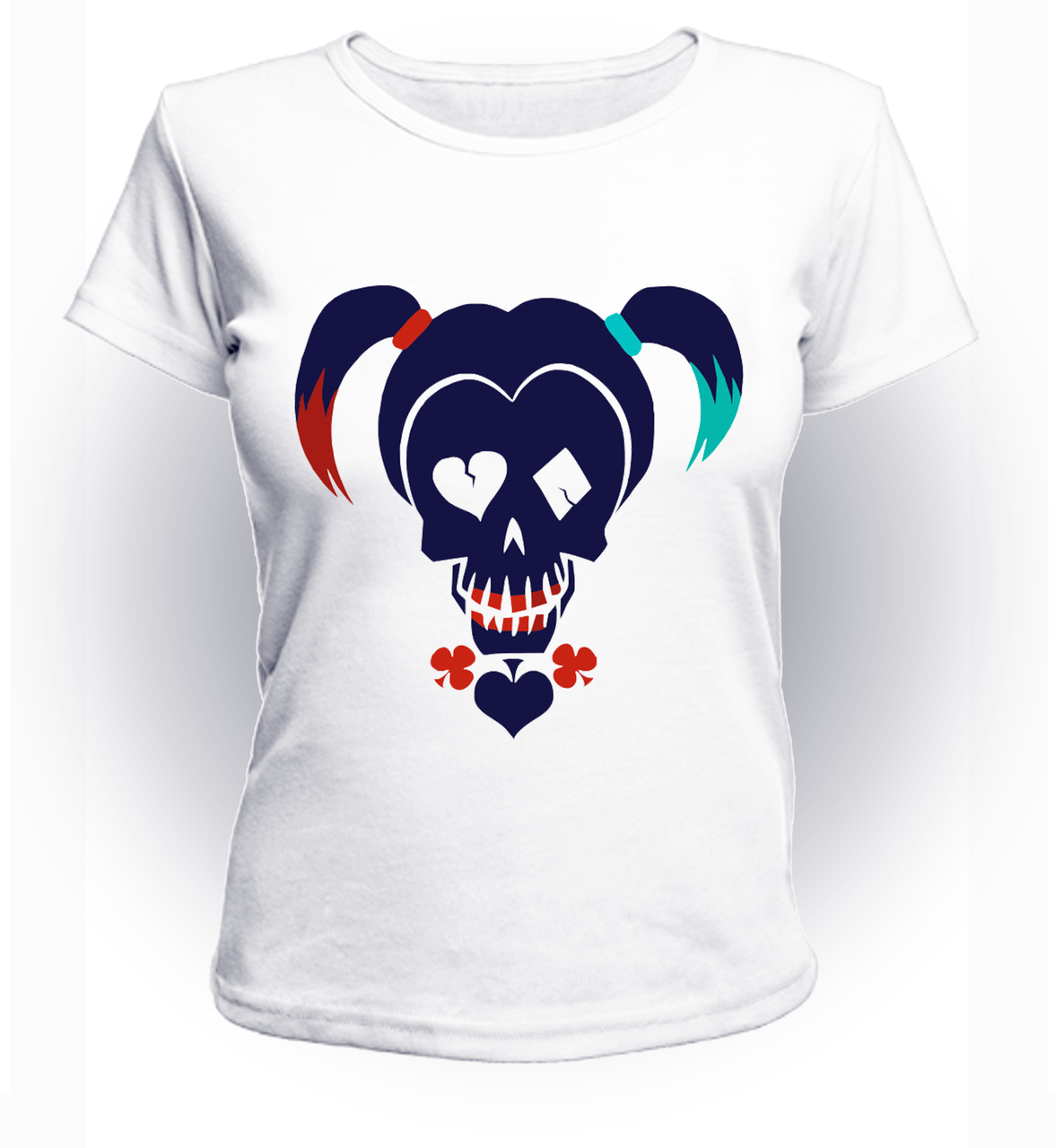 

Футболка GeekLand Отряд Самоубийц Suicide Squad Harley skull SS.01.016 (FU21SS.01.016/girl-122)