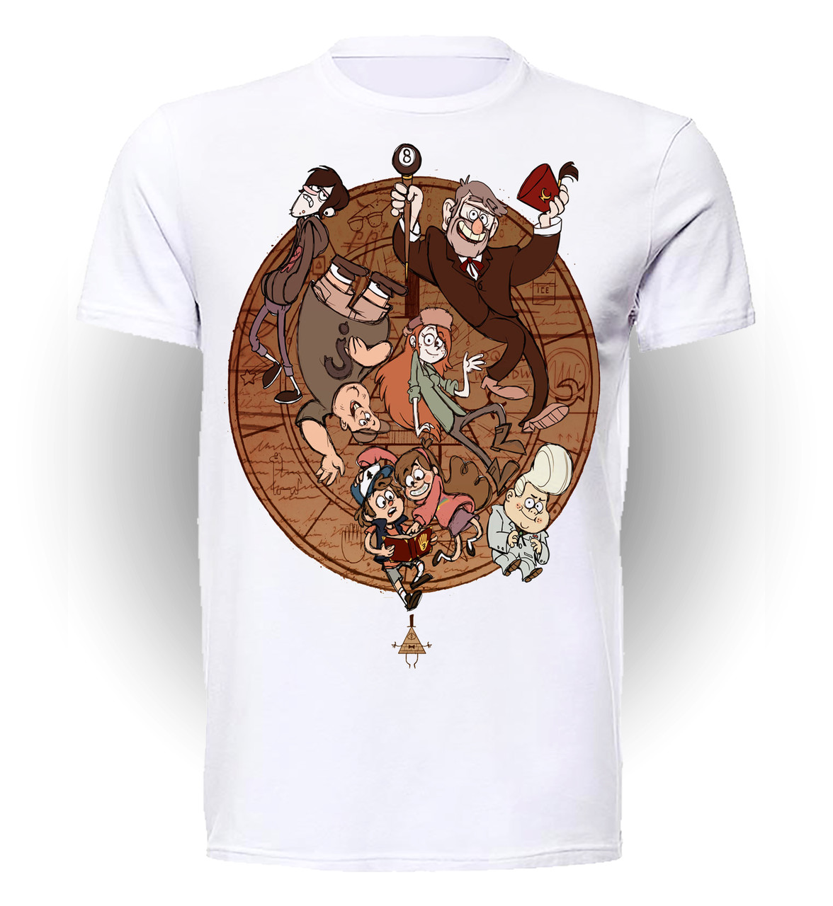 

Футболка GeekLand Гравити Фолз Gravity Falls круг персонажей GF.01.052 (FU21GF.01.052/man-XL)
