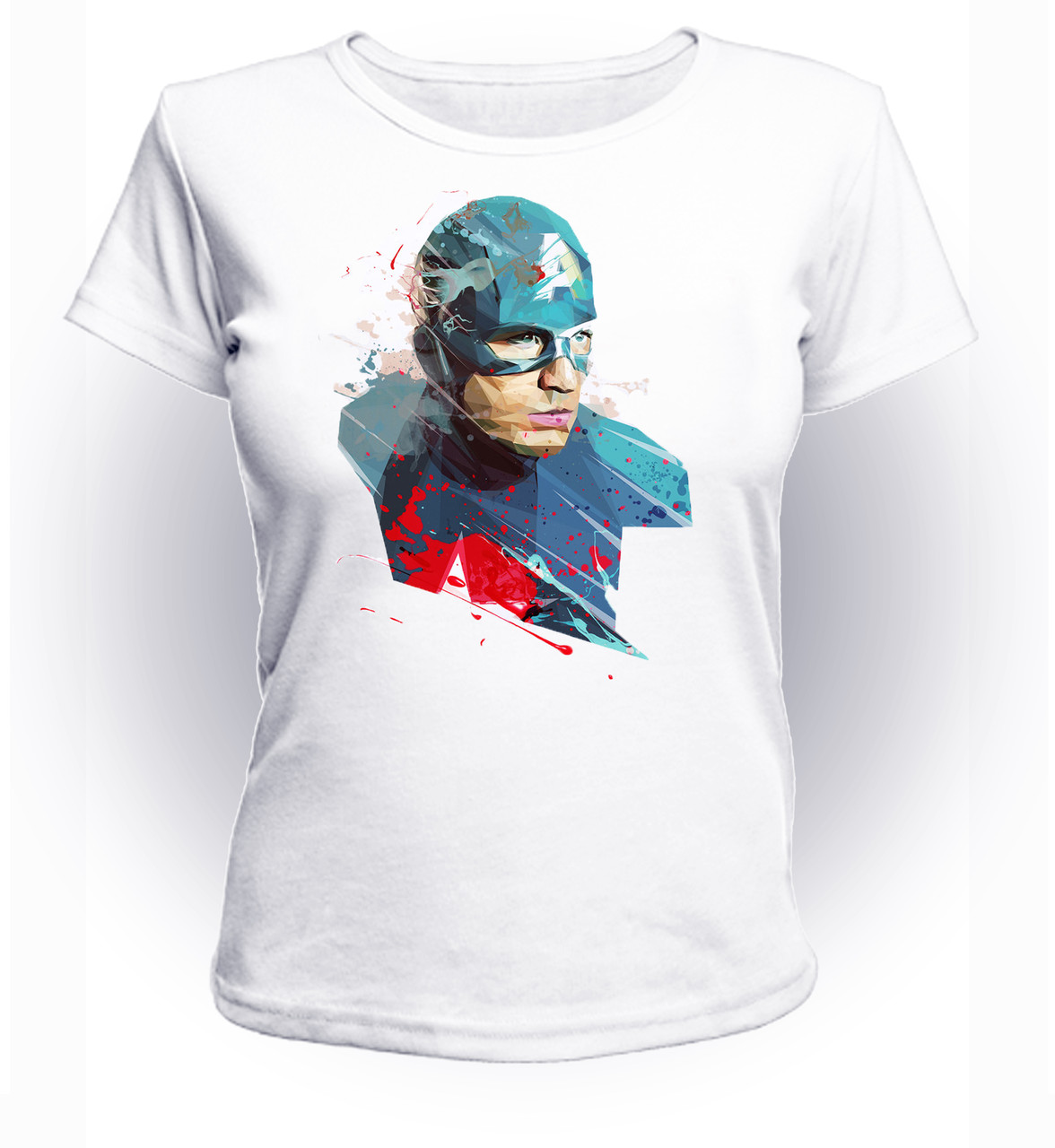 

Футболка GeekLand Капитан Америка Captain America в осколках CA.01.041 (FU21CA.01.041/girl-152)