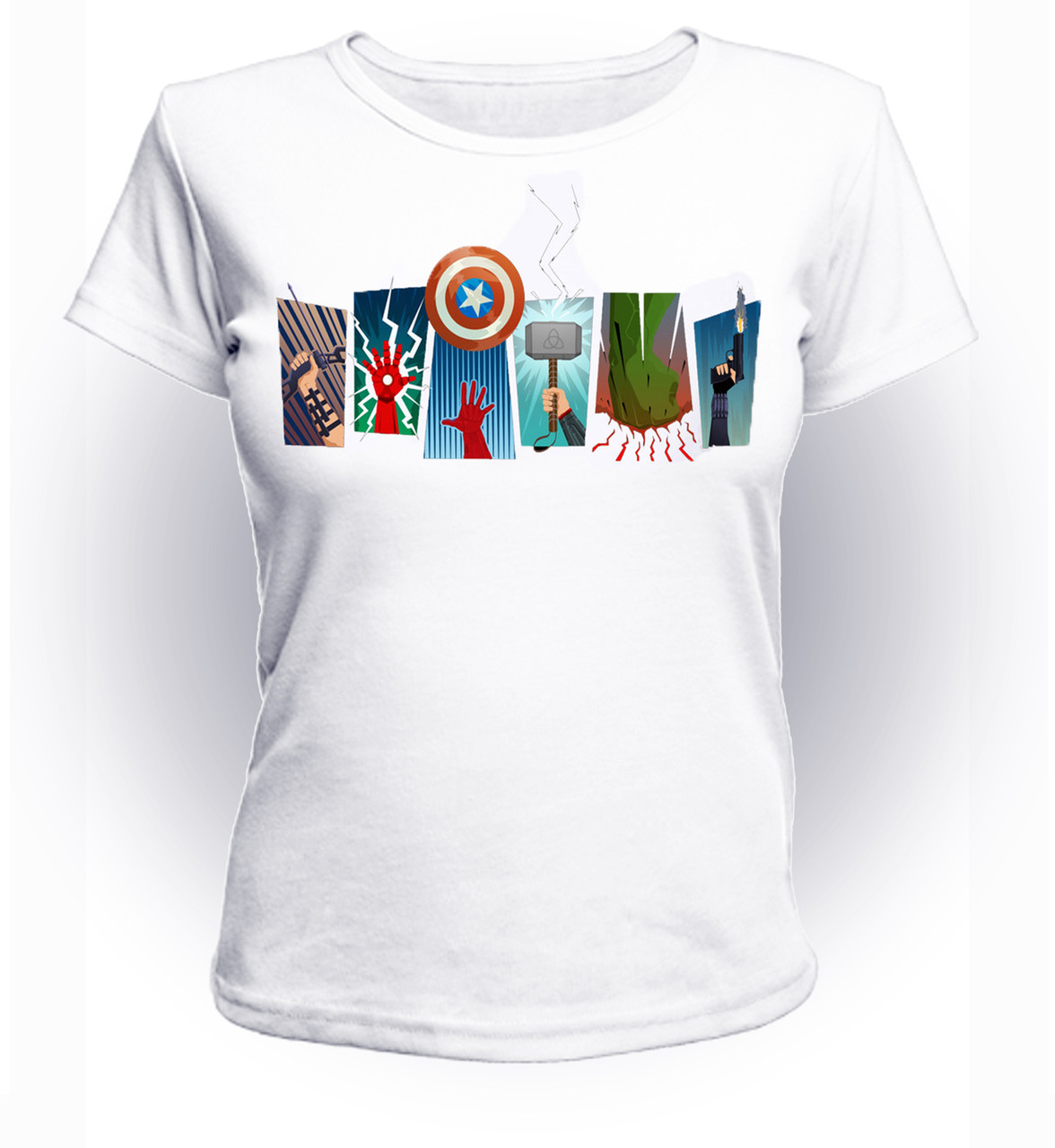 

Футболка GeekLand Мстители Avengers Символы Мстителей A.01.015 (FU21A.01.015/girl-110)