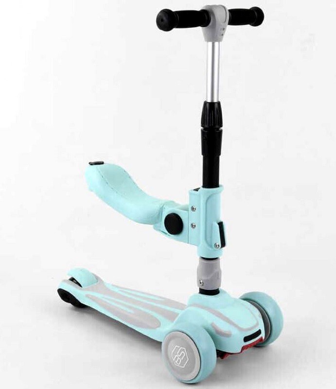 

Самокат трехколесный с сидением MAXI Best Scooter ST-17905 Бирюзовый (gr_017307)