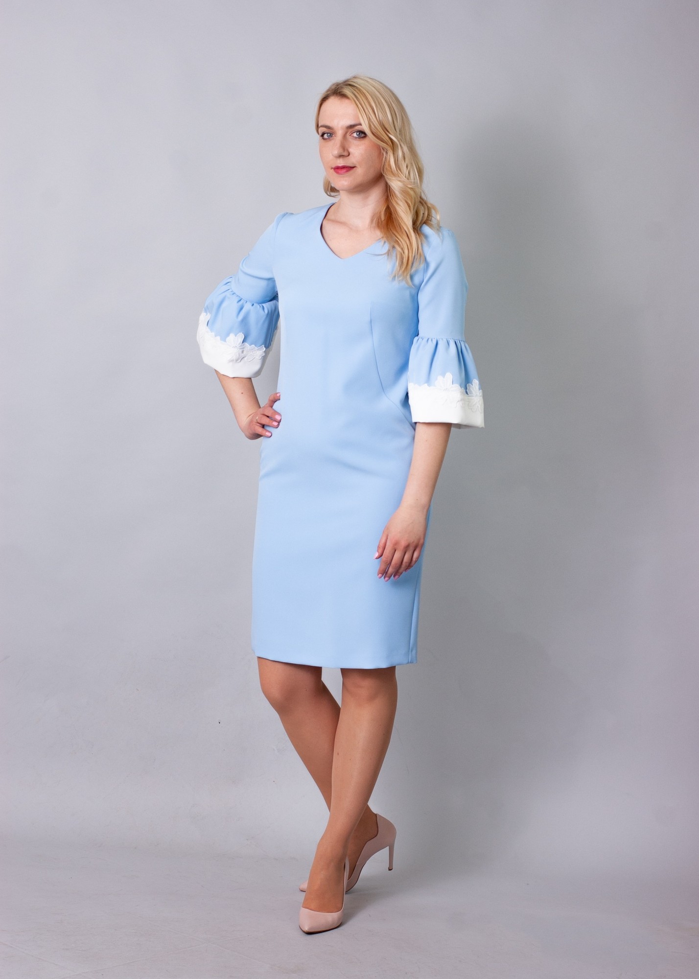 

Сукня жіноча Stefanie L D413 блакитна 34р