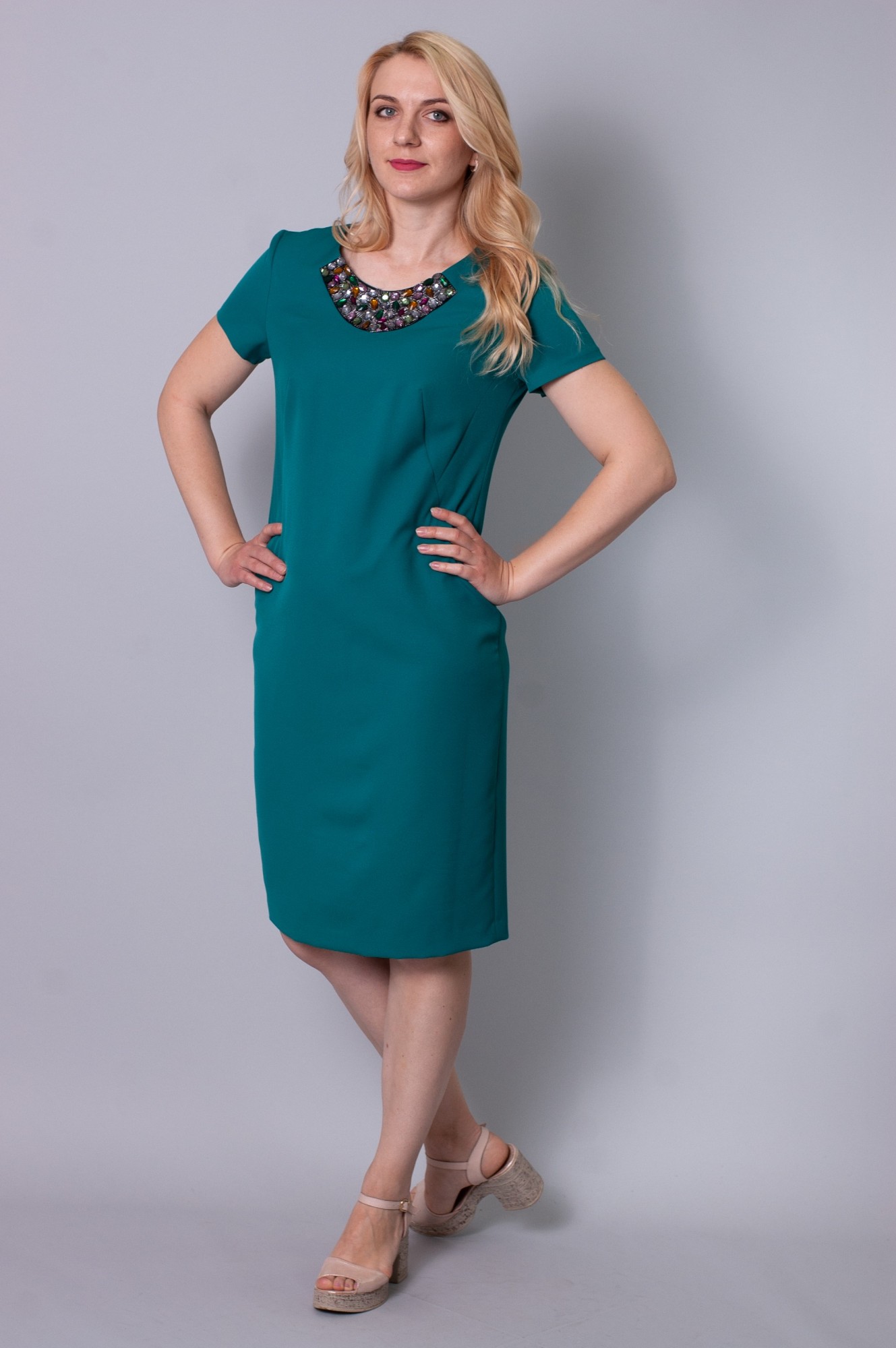 

Сукня жіноча Stefanie L D537 зелена 40р