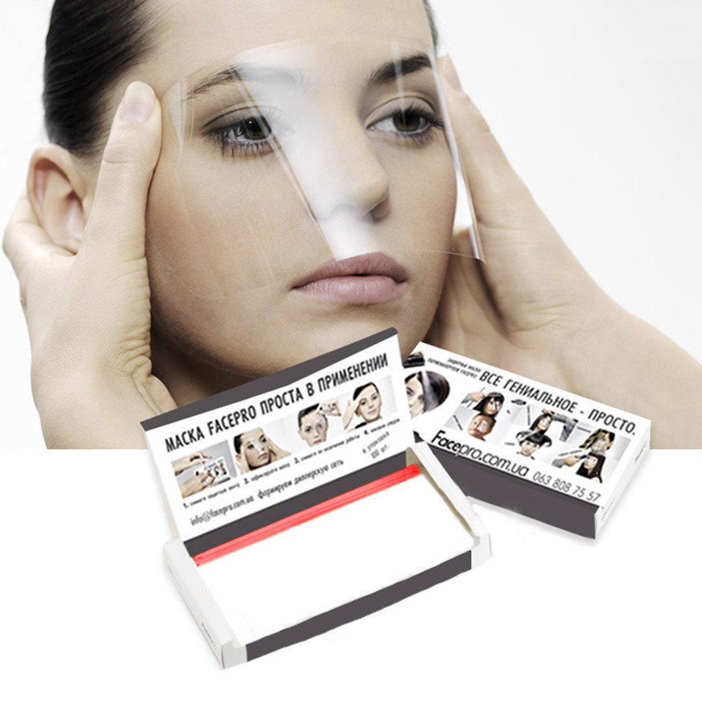 

Защитная маска для стрижки Rio Face Pro 100шт/уп