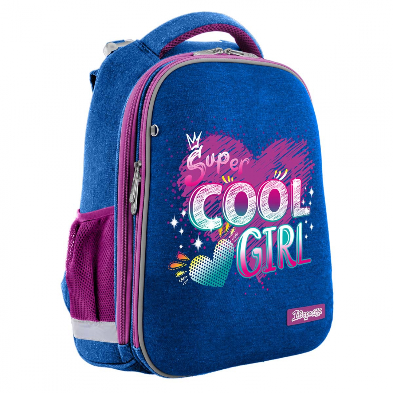 

Рюкзак школьный каркасный 1 Вересня Н-12 Cool girl 17л (558024)