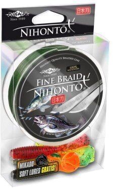 

Шнур Mikado Nihonto Fine Braid 150м 0,06мм 3,25кг green