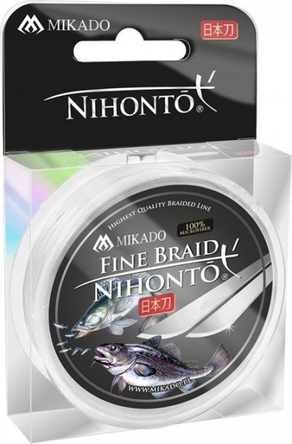 

Шнур Mikado Nihonto Fine Braid 150м 0,45мм 37,40кг white
