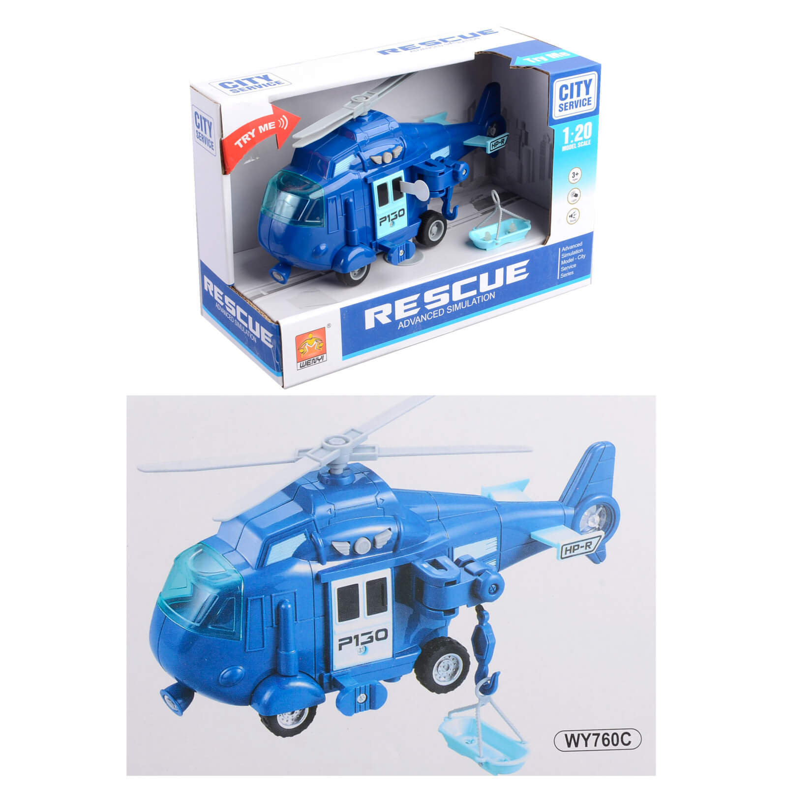 

Вертолет «Полиция» инерционный с музыкой и светом WY760C A-Toys (WY760C)