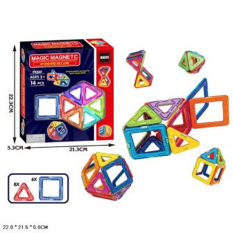 

Магнитный конструктор Magic Magnetic 14 деталей FK661 A-Toys (FK661)