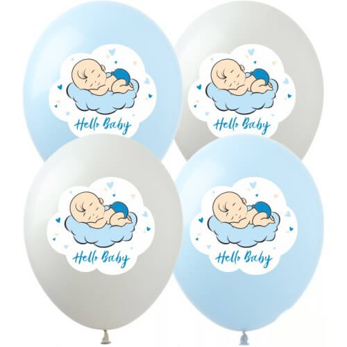 

Воздушные шарики 12 «Hello Baby» 30 см NR-3 Art Show (NR-3)