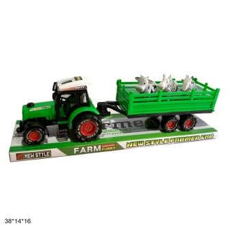 

Трактор с прицепом и животными инерционный 678-7 A-Toys (678-7)
