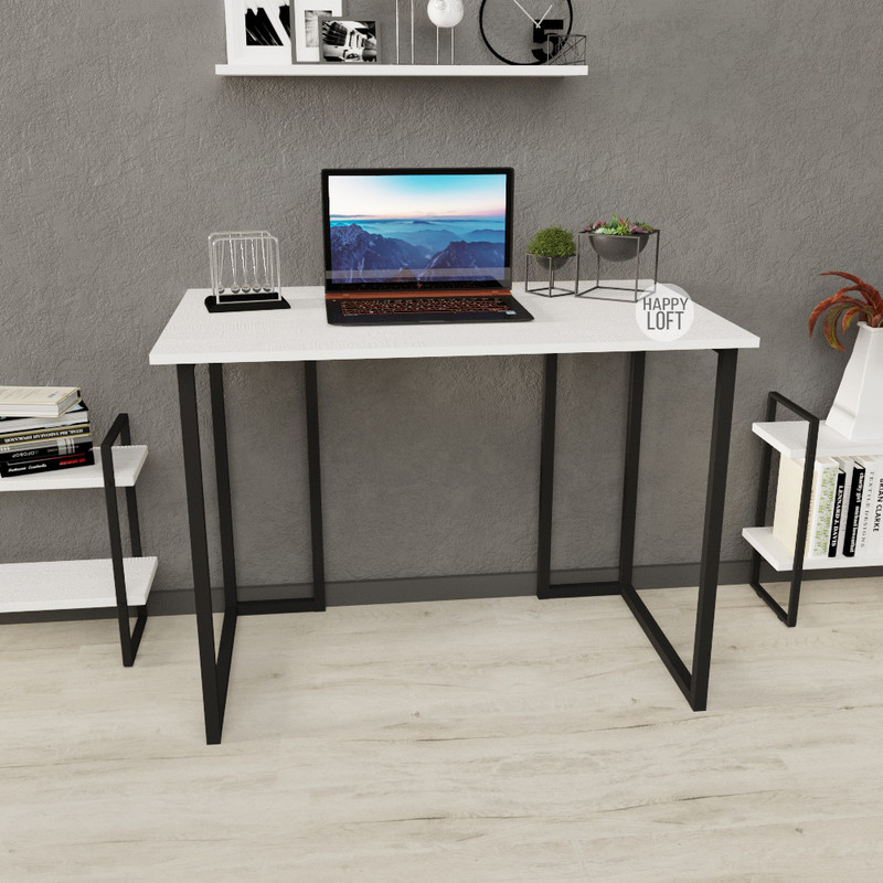 

Компьютерный стол LoftMLT S106 75x100x60 ЛДСП Белый Элит 16мм