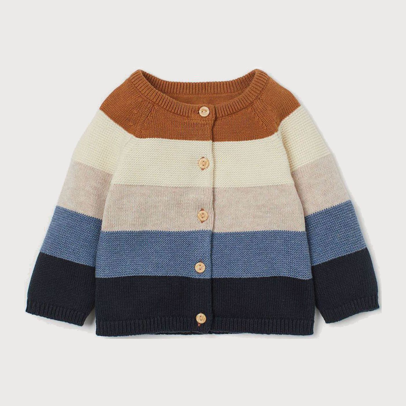 

Кардиган H&M 2705-8786952 62 см Комбинированный/Полоска (hm06141264558)