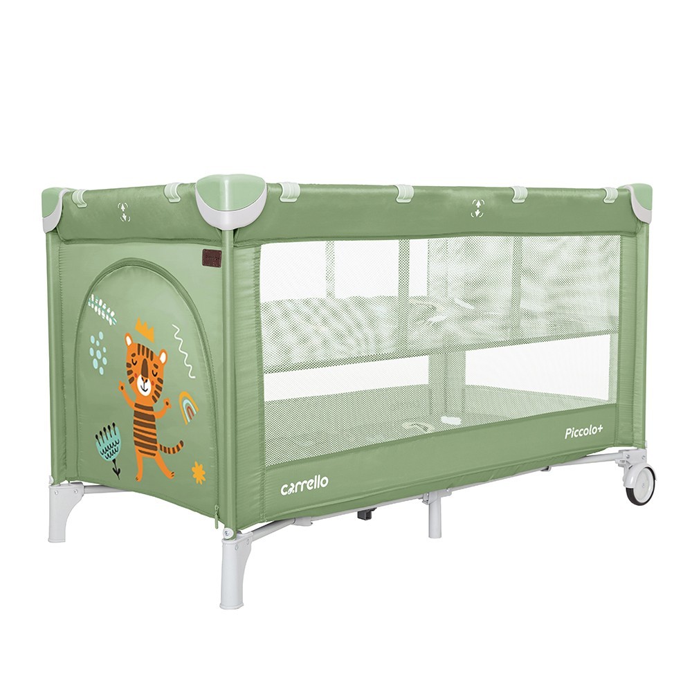 

Манеж CARRELLO Piccolo+ CRL-9201/2 со вторым дном, Mint Green