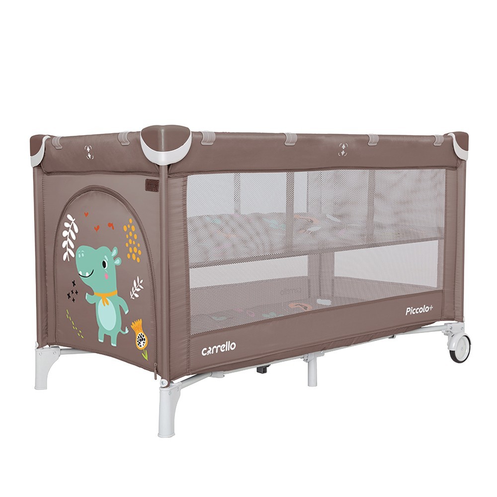 

Манеж CARRELLO Piccolo+ CRL-9201/2 со вторым дном, Chocolate Brown