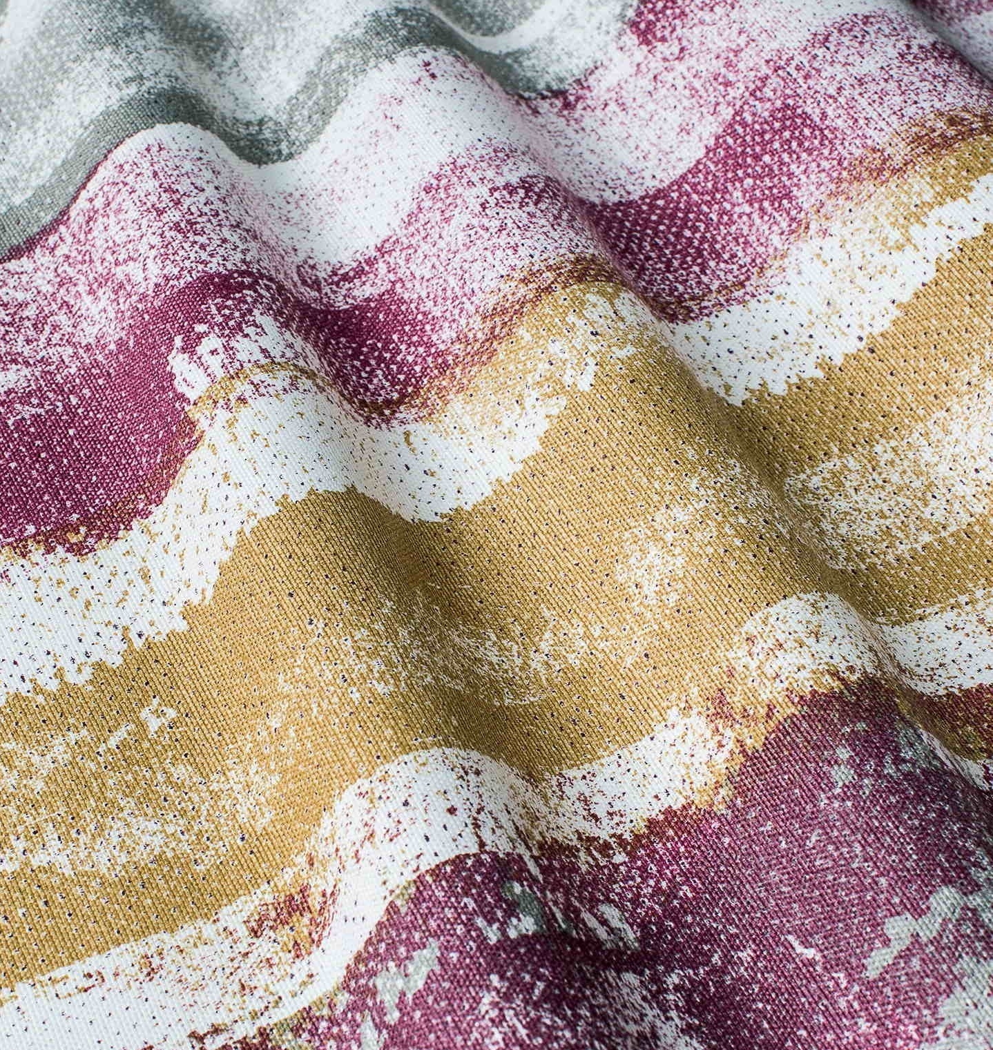 

Декоративная хлопковая ткань с размытыми фиолетовыми и оранжевыми полосами 83296v2