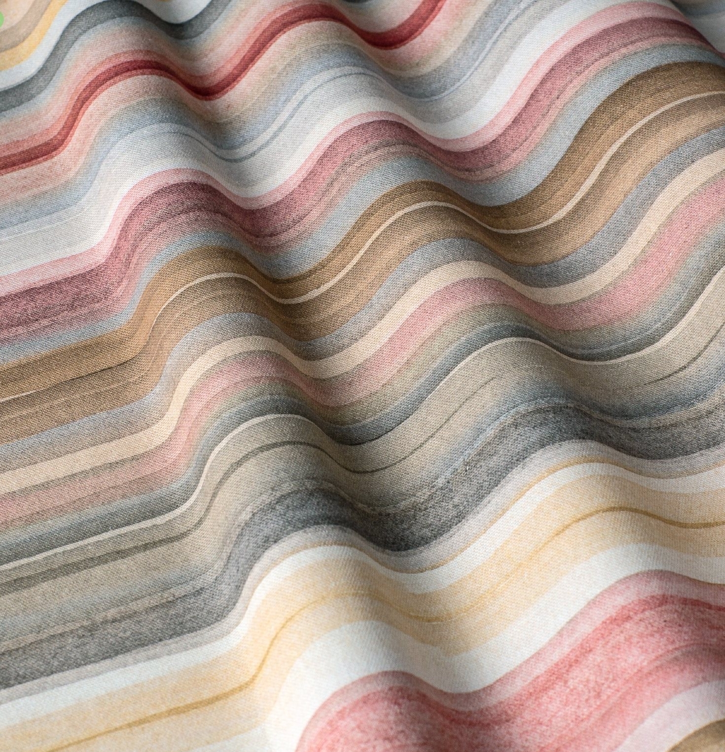 

Декоративная хлопковая ткань в разноцветную полоску 84307v1