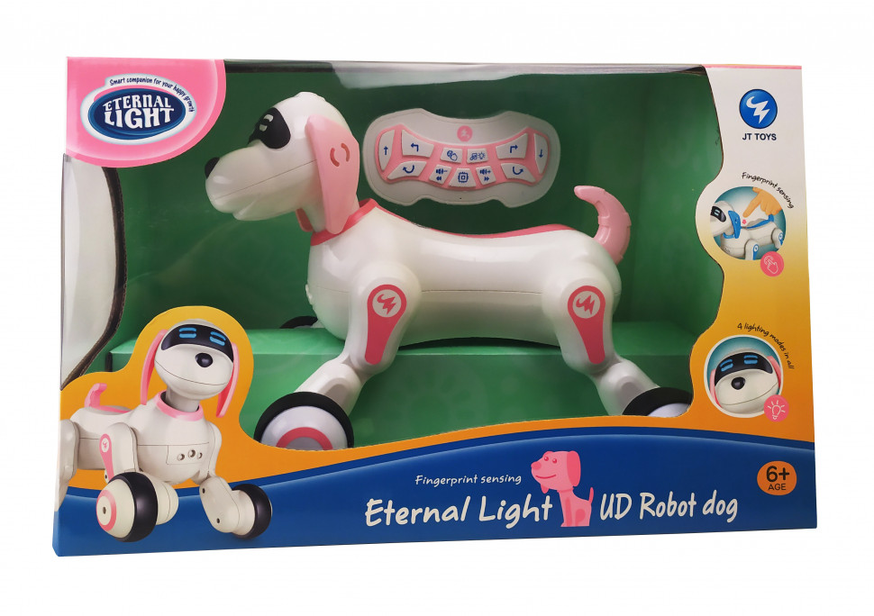 

Интерактивная собака на радиоуправлении Joy Toys JT397 розовый
