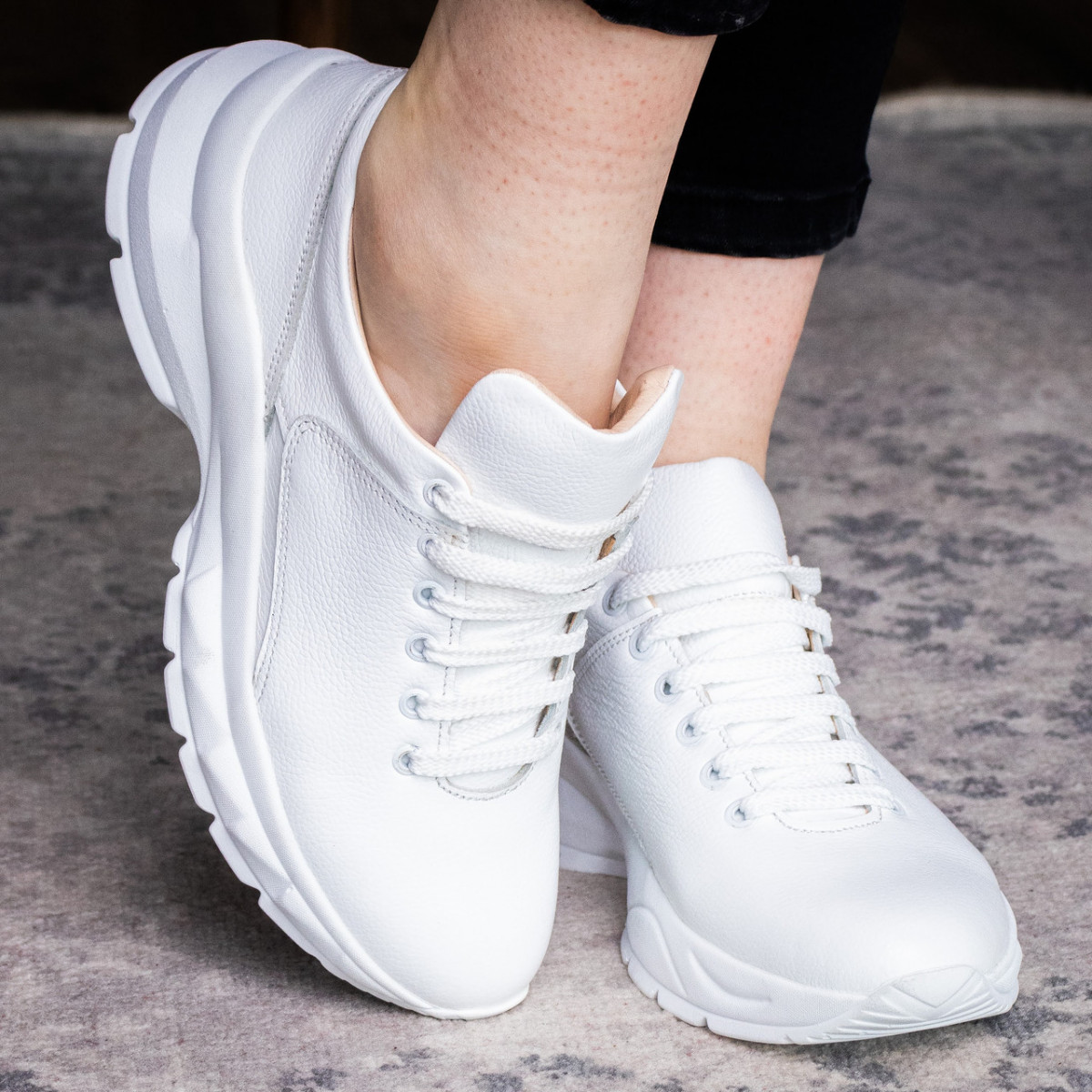 

Кроссовки женские Fashion Farfel 2973 36 размер 23,5 см Белый