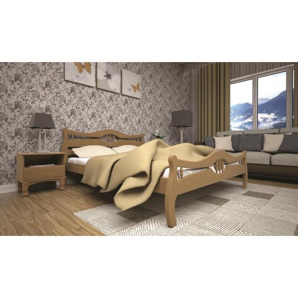 

Кровать ТИС КОРОНА 2 120*190 дуб Лак Ольха