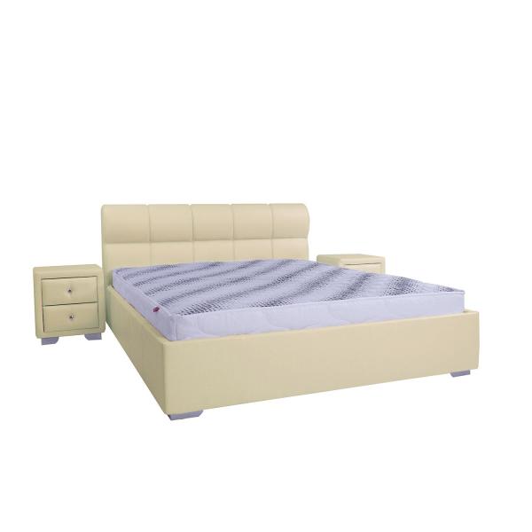 

Кровать со съемным чехлом Zevs-M Барселона (деревянный каркас) Boom 4 бежевая 160х190