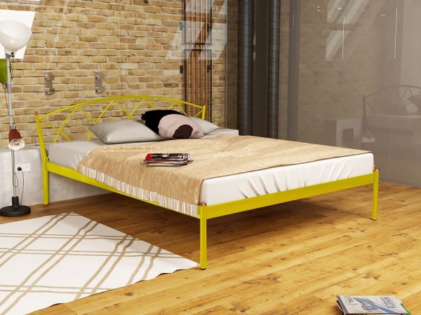 

Кровать Jasmine Elegance-1 Метакам Желтый 140х200