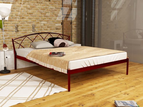 

Кровать Jasmine Elegance-1 Метакам Красный лак 120х200
