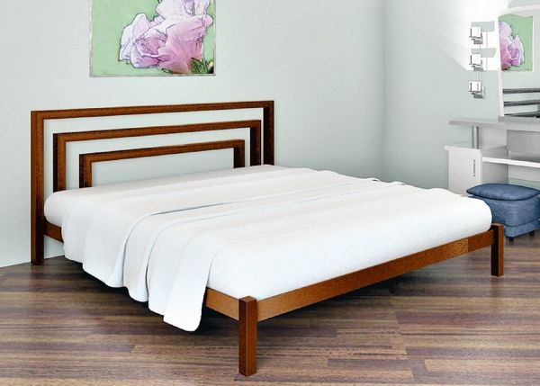 

Кровать Brio-1 Метакам Коричневый 160х200