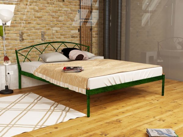 

Кровать Jasmine Elegance-1 Метакам Шагрень зеленая 120х200