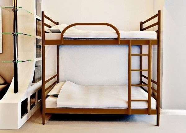 

Двухъярусная кровать Fly Duo Метакам Коричневый 90х190