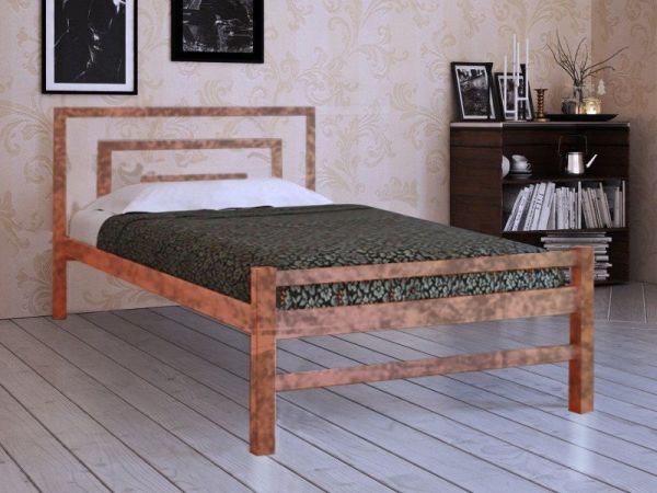 

Кровать Brio-2 Метакам Шагрень медь 160х190