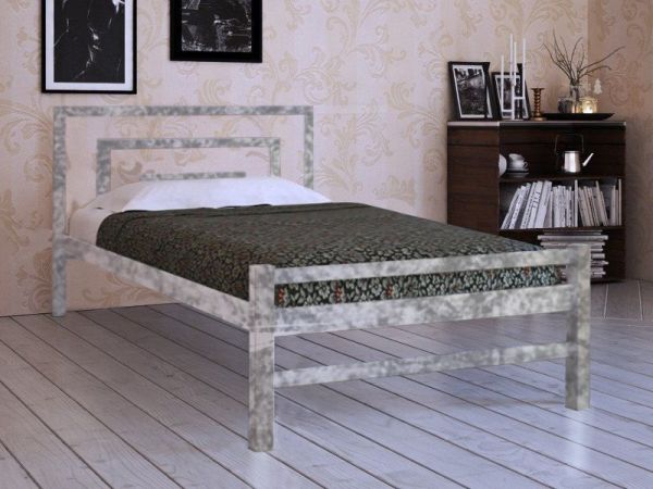 

Кровать Brio-2 Метакам Шагрень серая 160х190