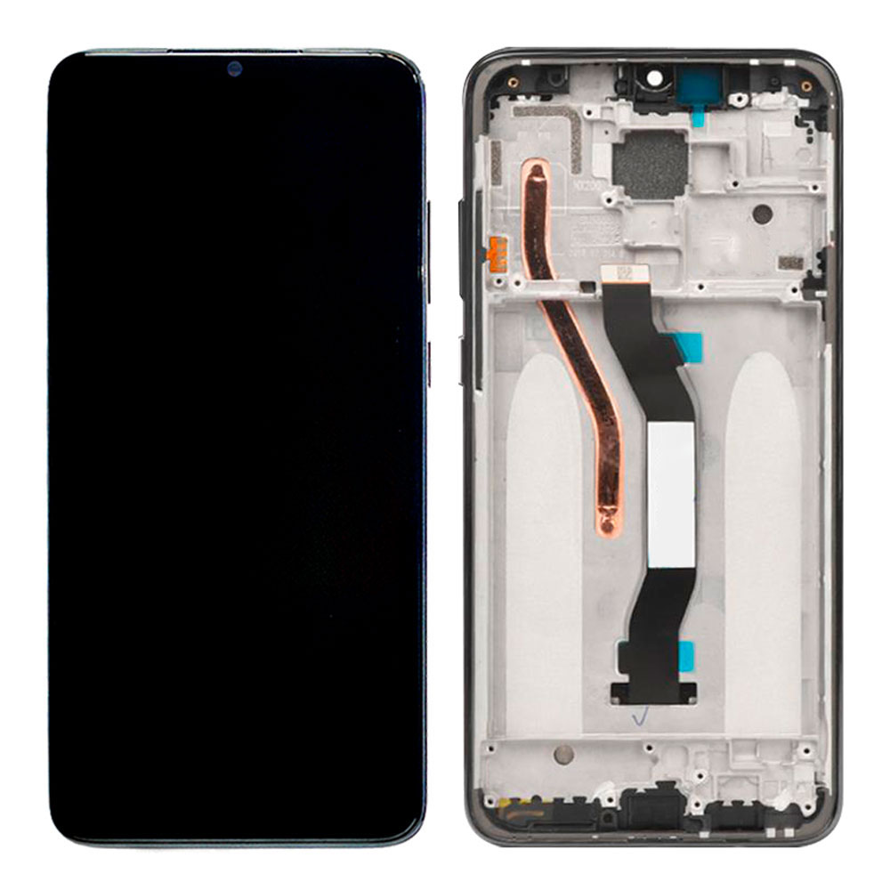 

Дисплей Xiaomi Redmi Note 8 Pro с тачскрином (Grey) High Copy в рамке