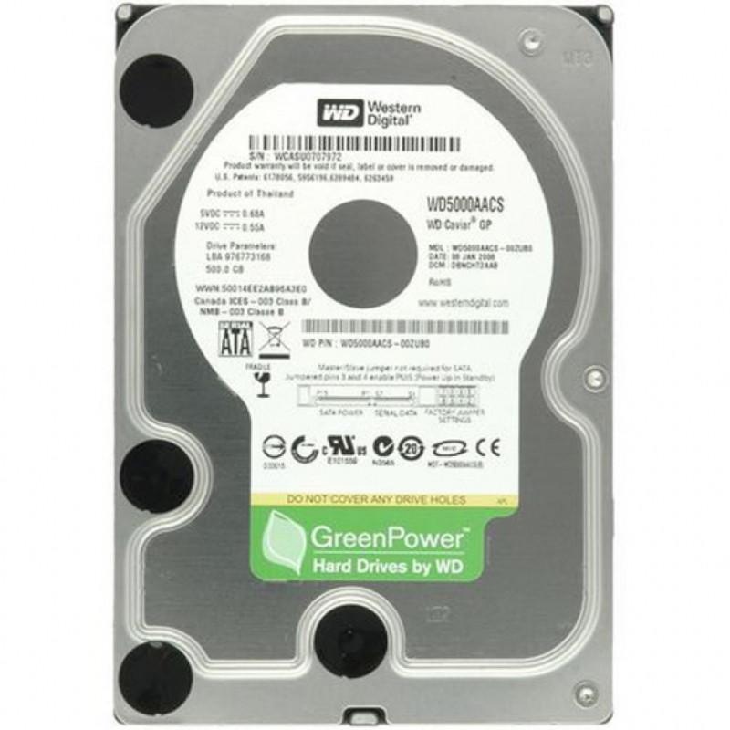 

Жесткий диск 3.5 Western Digital 500Gb (WD5000AACS), factory refurbished