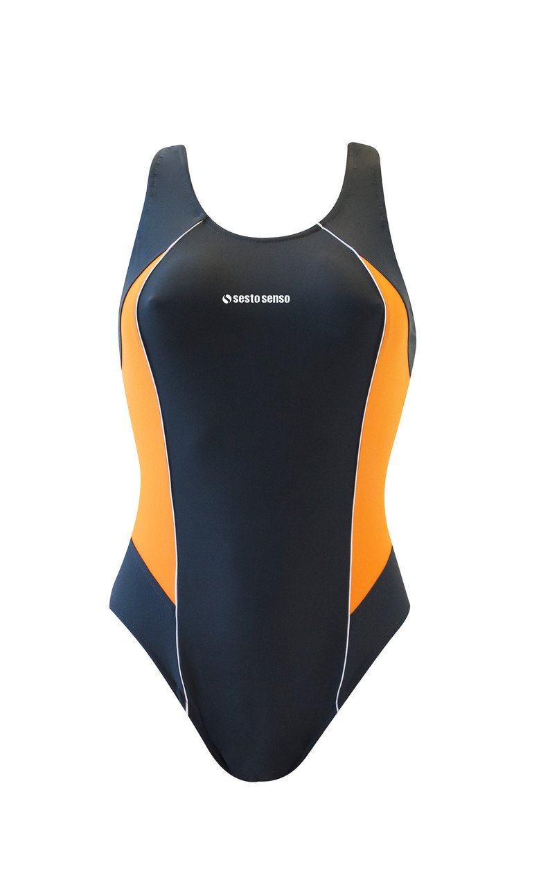 

Купальник Спортивный для Бассейна Женский BD 714 SESTO SENSO XL, Графит
