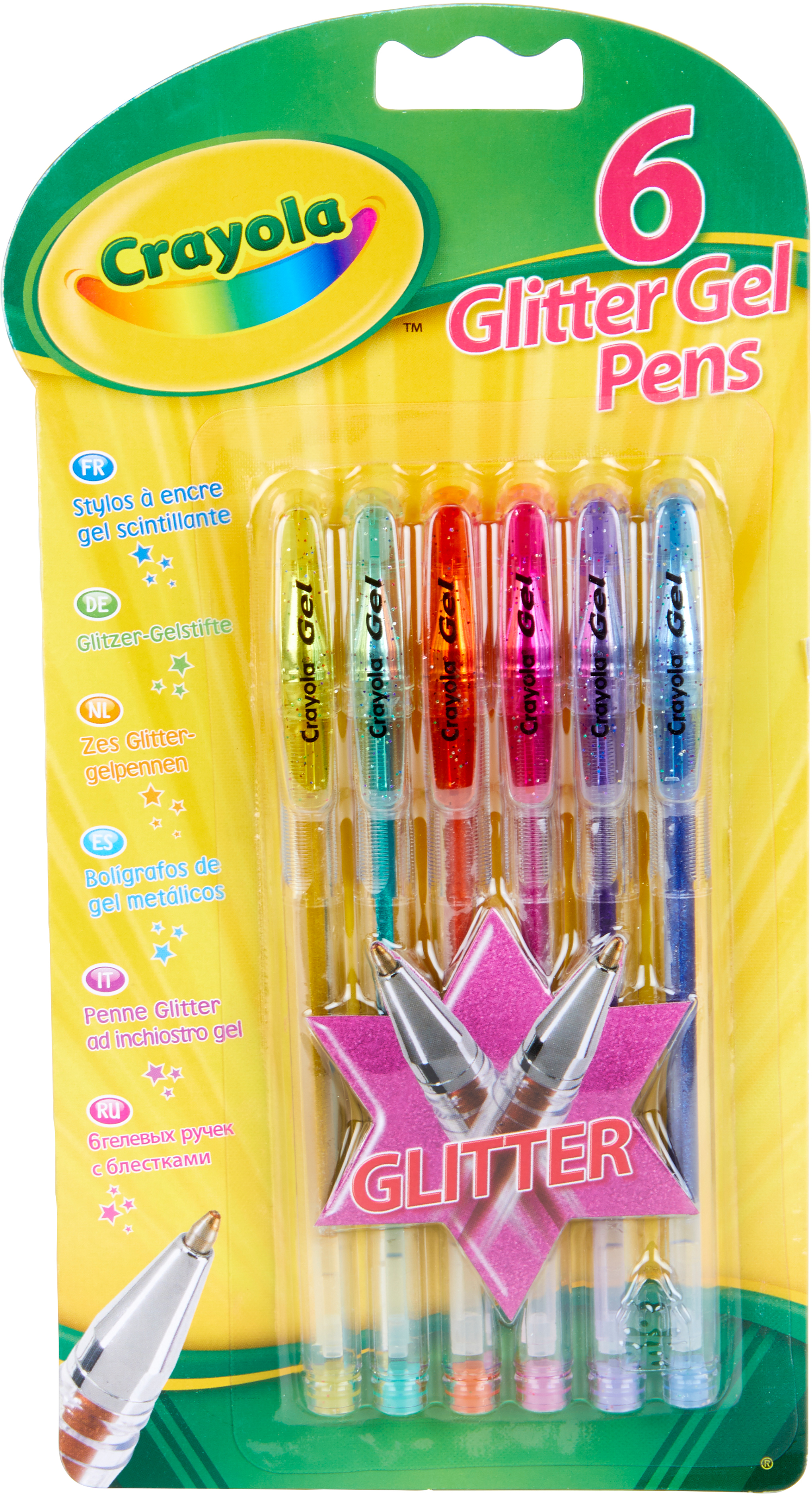 

Набор гелевых ручек Crayola 6 шт (256253.024) (5010065077478)