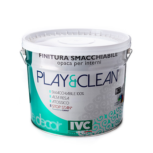 

Краска IVC Play&Clean белая 10 л.