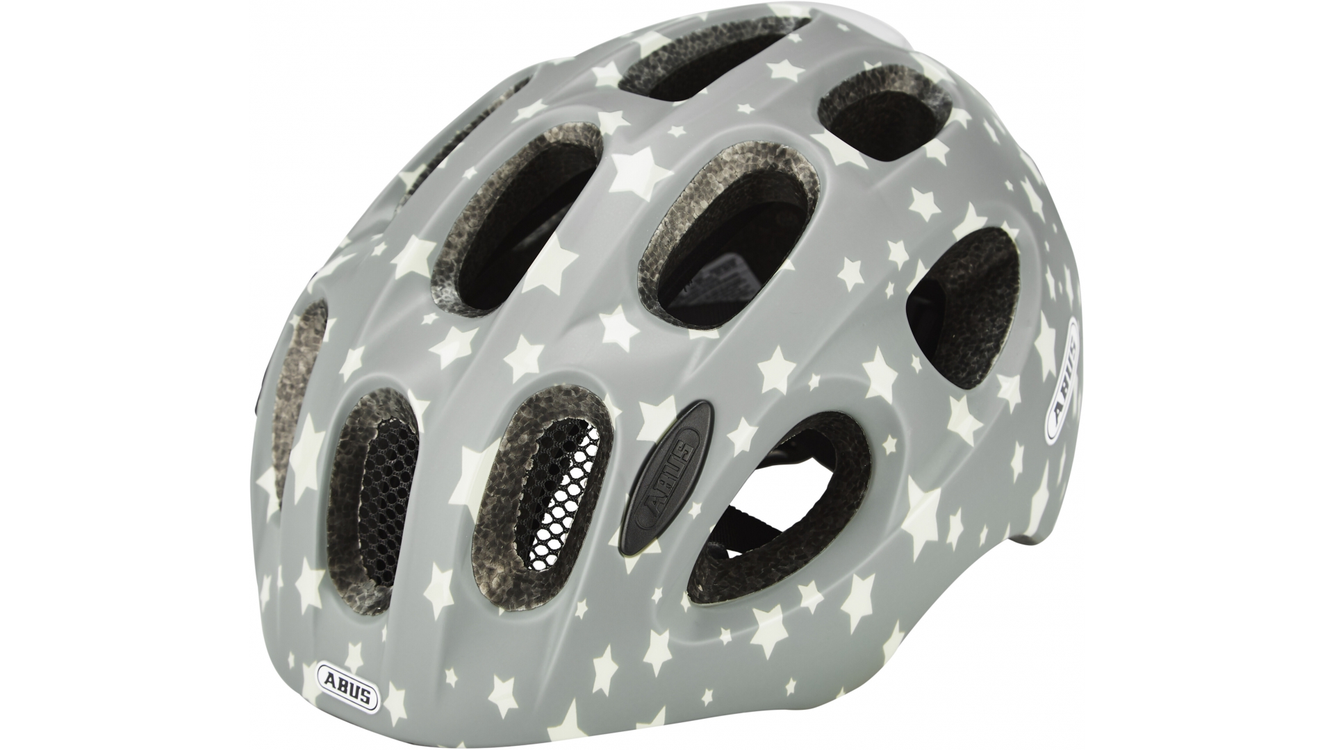 

Велосипедный детский шлем ABUS YOUN-I 2.0 M 52–57 Grey Star 638114