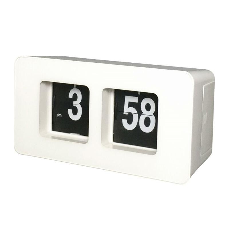 

Часы перекидные Flip Clock Белые лофт